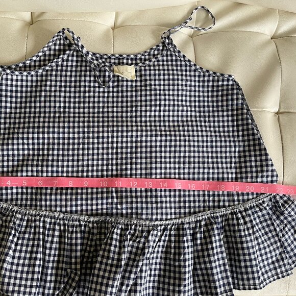 Caution to the Wind Navy & White Gingham Cami - Picture 9 of 15